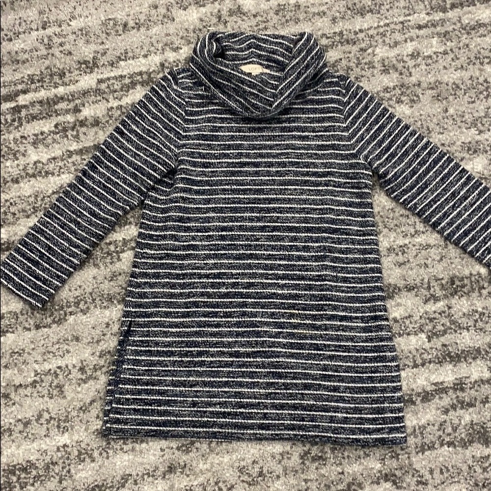 LOFT cowl neck tunic sweater
